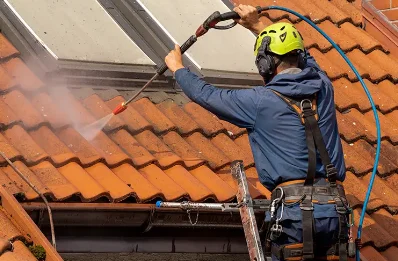 Démoussage et hydrofuge de toiture à Looze